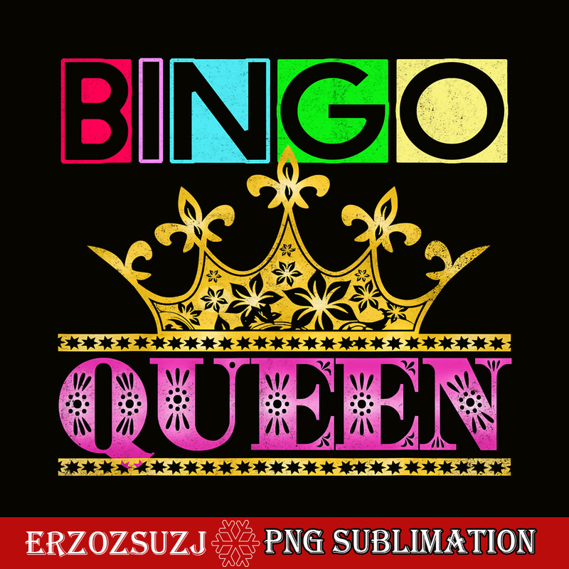 QUE03112358-Bingo Balls Queen PNG, Bingo Balls PNG, Crown Queen PNG.png