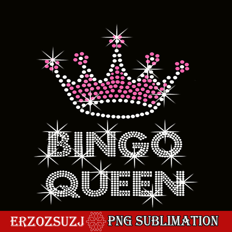 QUE03112362-Bingo Queen Sparkle PNG, Bingo Balls PNG, Crown Queen PNG.png