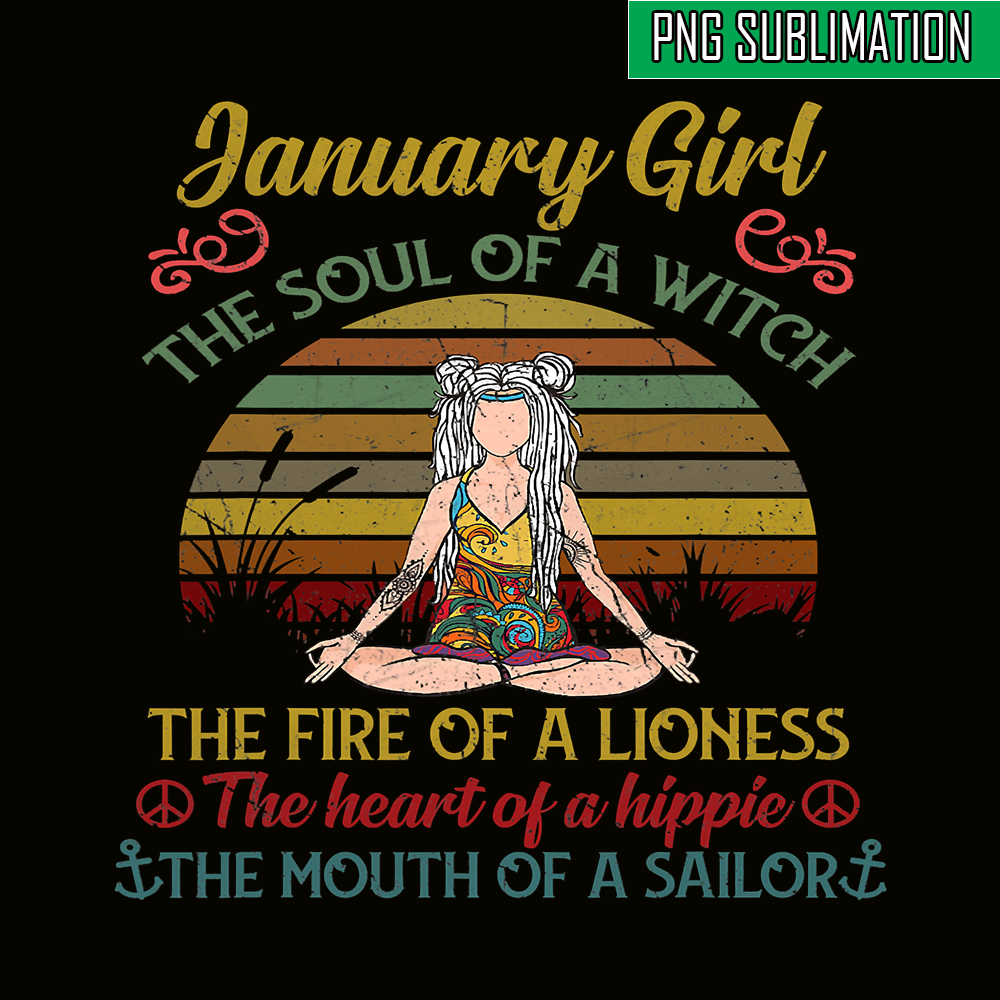 QUE03112366-January Girl PNG, Happy Birthday PNG, Soul Of Witch PNG.png