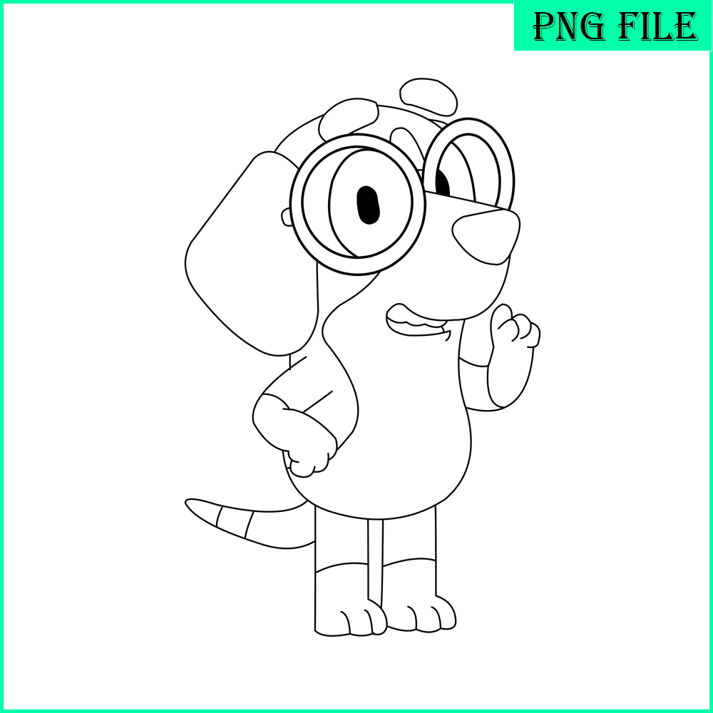 BLP22112359-Honey Line PNG Honey Bluey PNG Bluey Character PNG.png