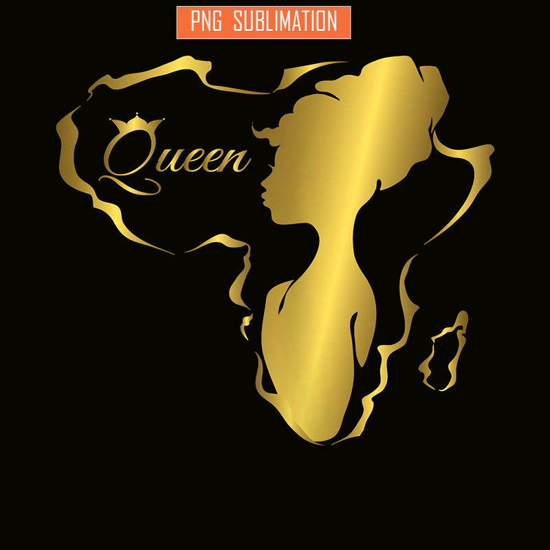 QUE03112395-Black American Woman PNG, Royalty Queens PNG, Black Queens PNG.png