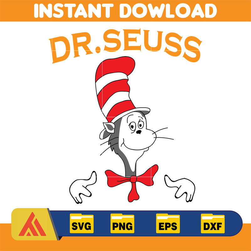 Dr Seuss Svg, Cat In The Hat SVG, Dr Seuss Hat SVG, Green Eggs And Ham Svg, Dr Seuss for Teachers Svg, Cricut, Thing Svg (447).jpg