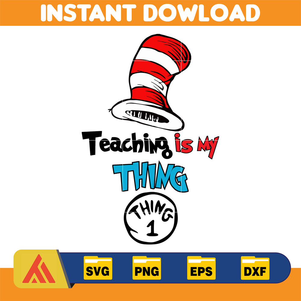 Dr Seuss Svg, Cat In The Hat SVG, Dr Seuss Hat SVG, Green Eggs And Ham Svg, Dr Seuss for Teachers Svg, Cricut, Thing Svg (448).jpg