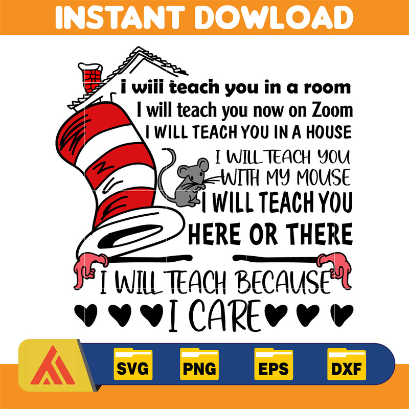 Dr Seuss Svg, Cat In The Hat SVG, Dr Seuss Hat SVG, Green Eggs And Ham Svg, Dr Seuss for Teachers Svg, Cricut, Thing Svg (452).jpg