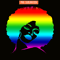 QUE15112312-Afro Rainbow Diva PNG, Black Queen PNG, Nature Hair PNG.png