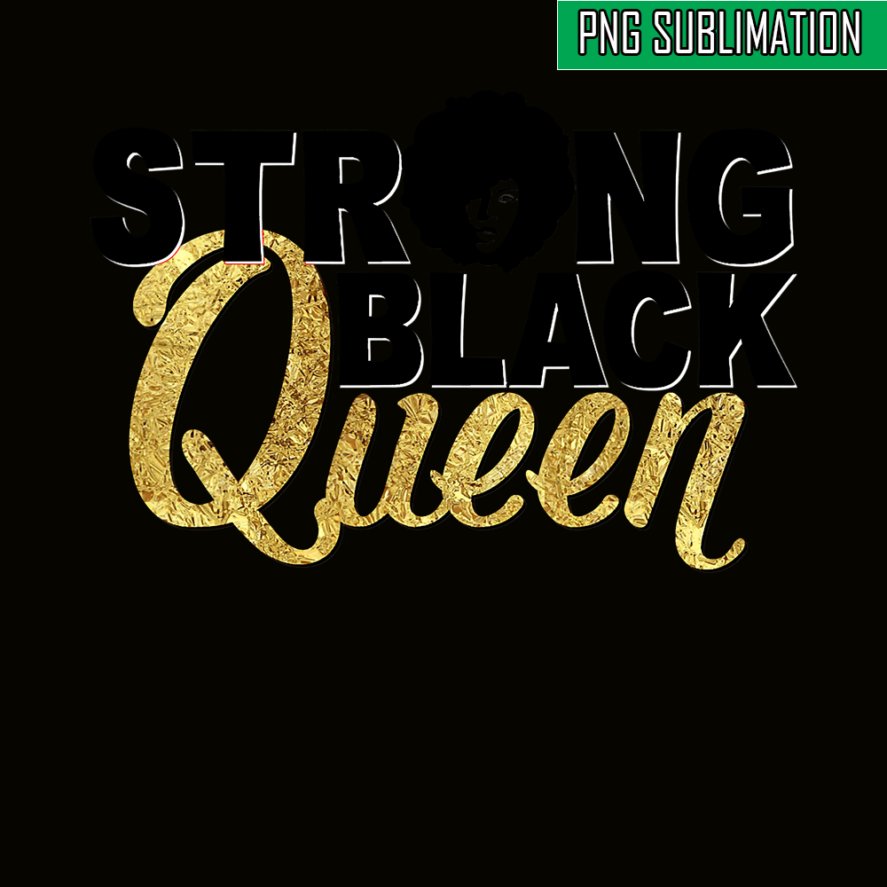 QUE15112317-Strong Black Queen PNG, Afro Queen PNG, Melanin Girls PNG.png