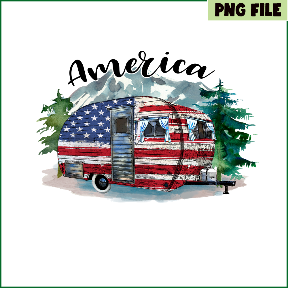 CAMP07112341-America PNG Camping PNG Car Camper American Flag PNG.png