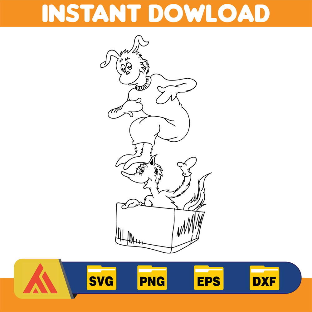 Dr Seuss Svg, Cat In The Hat SVG, Dr Seuss Hat SVG, Green Eggs And Ham Svg, Dr Seuss for Teachers Svg, Cricut, Thing Svg (483).jpg