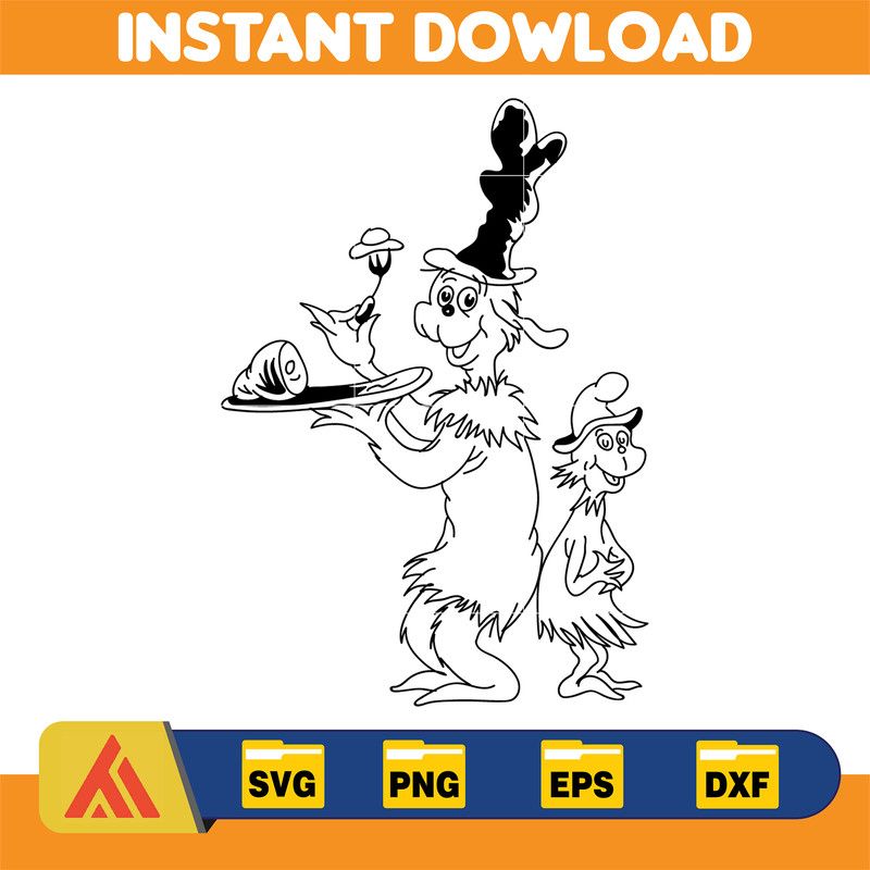Dr Seuss Svg, Cat In The Hat SVG, Dr Seuss Hat SVG, Green Eggs And Ham Svg, Dr Seuss for Teachers Svg, Cricut, Thing Svg (494).jpg