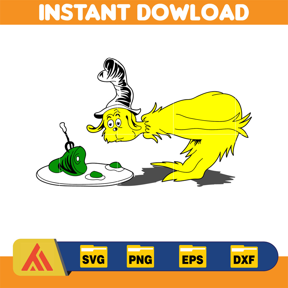 Dr Seuss Svg, Cat In The Hat SVG, Dr Seuss Hat SVG, Green Eggs And Ham Svg, Dr Seuss for Teachers Svg, Cricut, Thing Svg (500).jpg