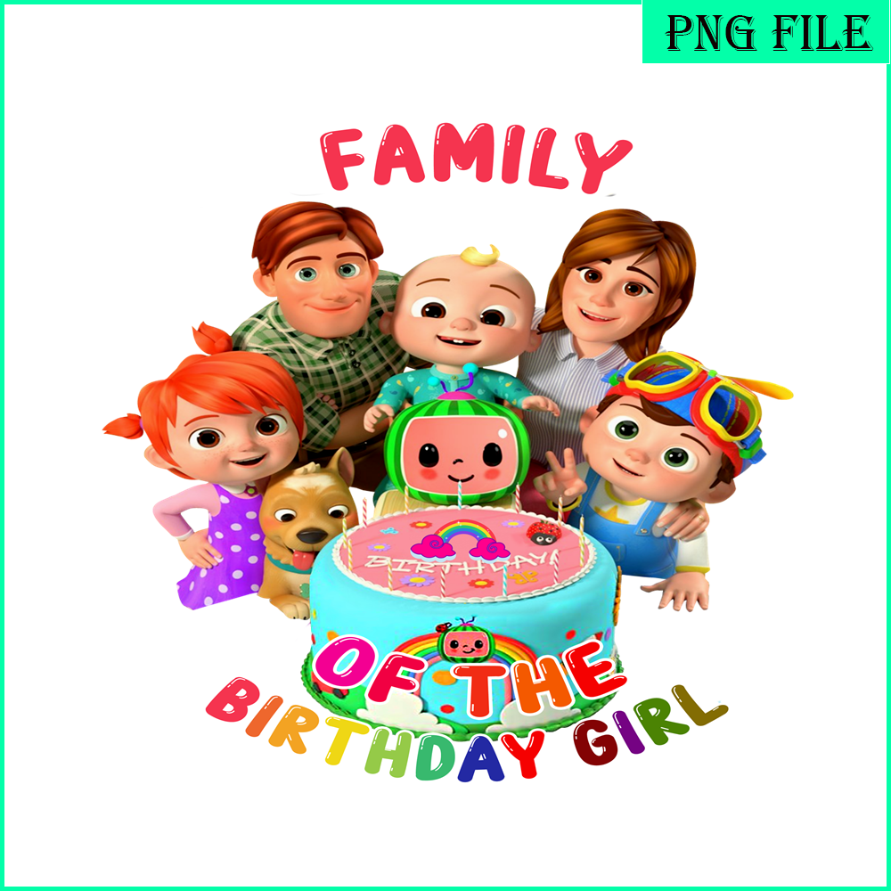 CCB23112308-Family Of The Birthday Girl PNG Cocomelon Birthday Girl PNG Cocomelon Birthday PNG.png
