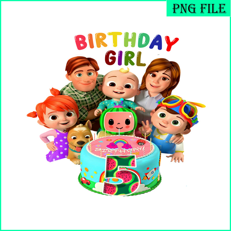 CCB23112314-5th Birthday Girl PNG Cocomelon Birthday Girl PNG Cocomelon Family PNG.png