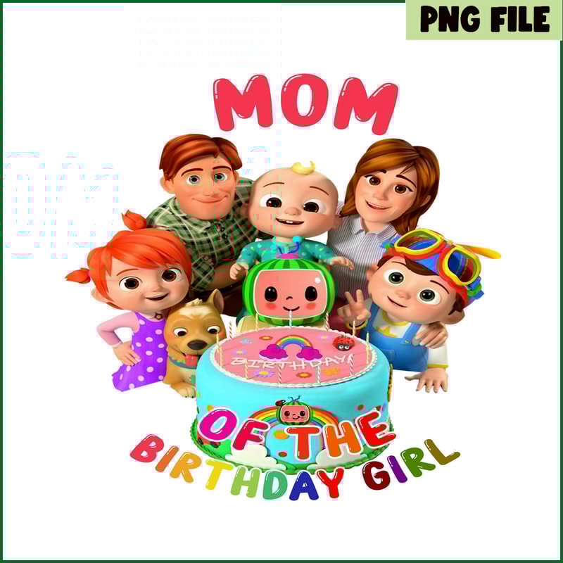 CCB23112320-Mom Of Birthday Girl PNG Cocomelon Girl PNG Cocomelon Birthdays PNG.png