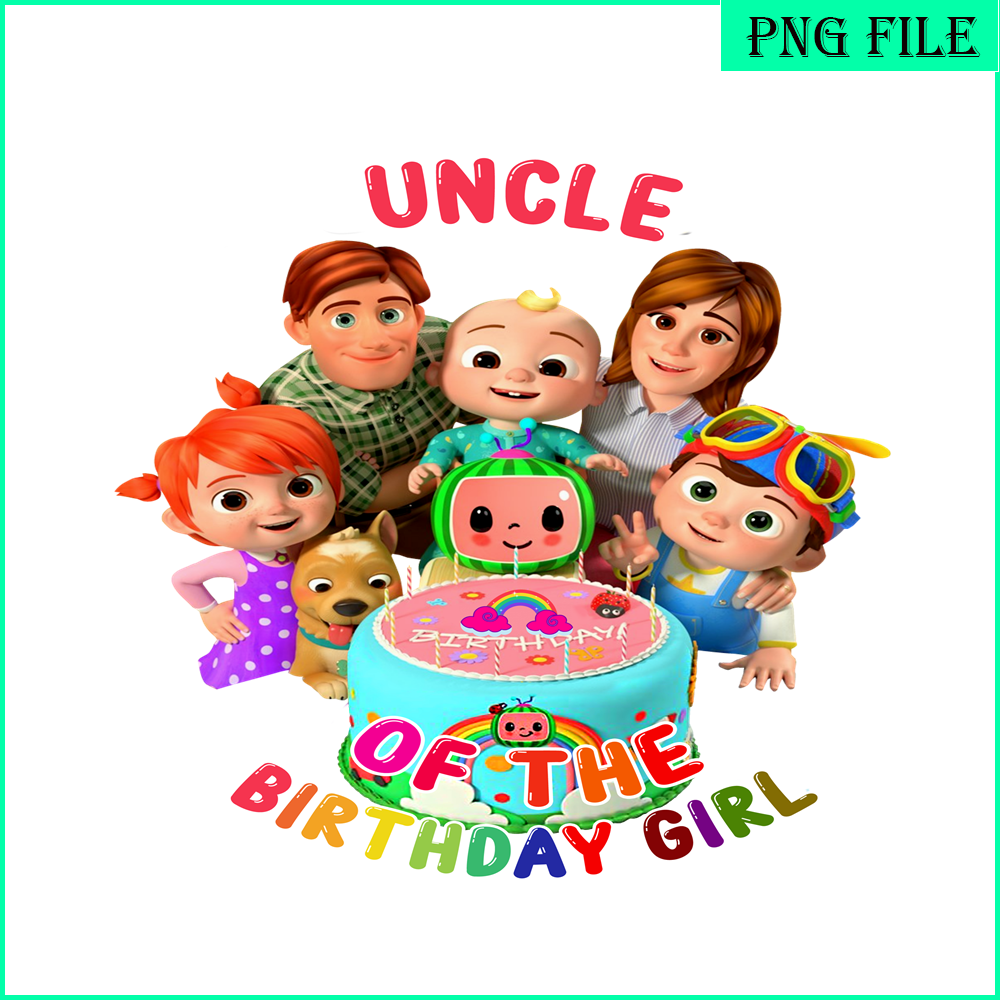 CCB23112325-Uncle Of The Birthday Girl PNG Cocomelon Girl PNG Cocomelon Birthdays PNG.png