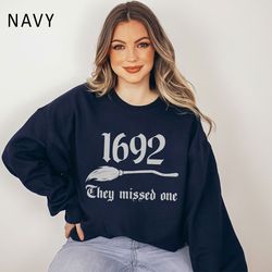 1692 they missed one shirt, vintage salem witch trials t-shirt, salem witch shirt, salem massachusetts witch trials t-sh