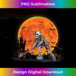 hockey skeleton halloween hockey player halloween men boys - timeless png sublimation download - lively and captivating visuals