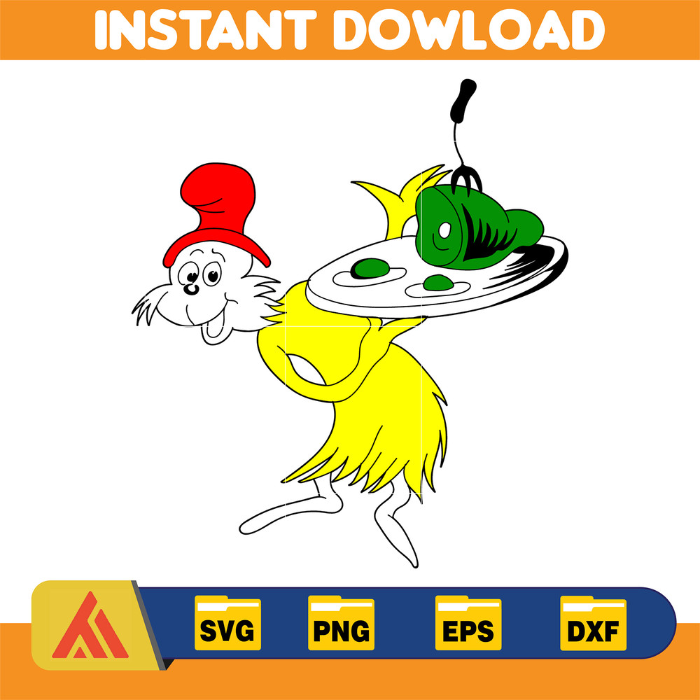 Dr Seuss Svg, Cat In The Hat SVG, Dr Seuss Hat SVG, Green Eggs And Ham Svg, Dr Seuss for Teachers Svg, Cricut, Thing Svg (504).jpg