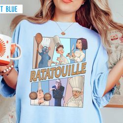 disney ratatouille paris shirt, france vintage restaurant t-shirt, pixar shirt, anyone can cook shirt, remy shirt, comfo