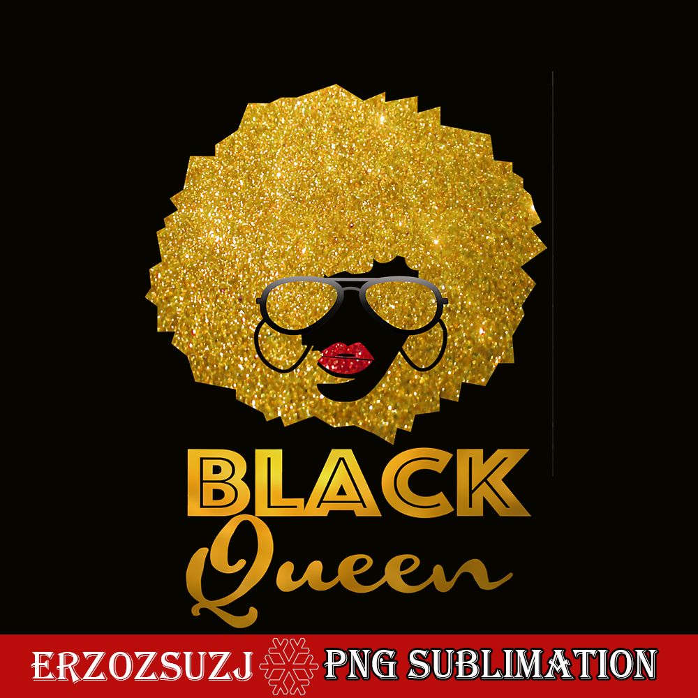 QUE301023117-Black Queen PNG, Black Lives Matter PNG, Black And Gold PNG.png