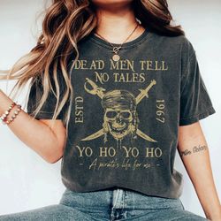 retro 90s pirates of the caribbean tshirt, vintage dead men tell no tales shirt, yo ho a pirates life, mickey caribbean
