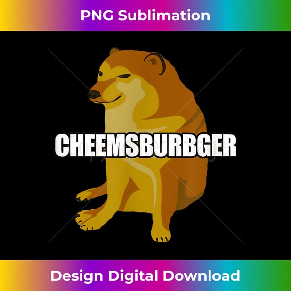 Cheemsburbger Funny Cartoon Cheems Meme - Artisanal Sublimat | Inspire ...