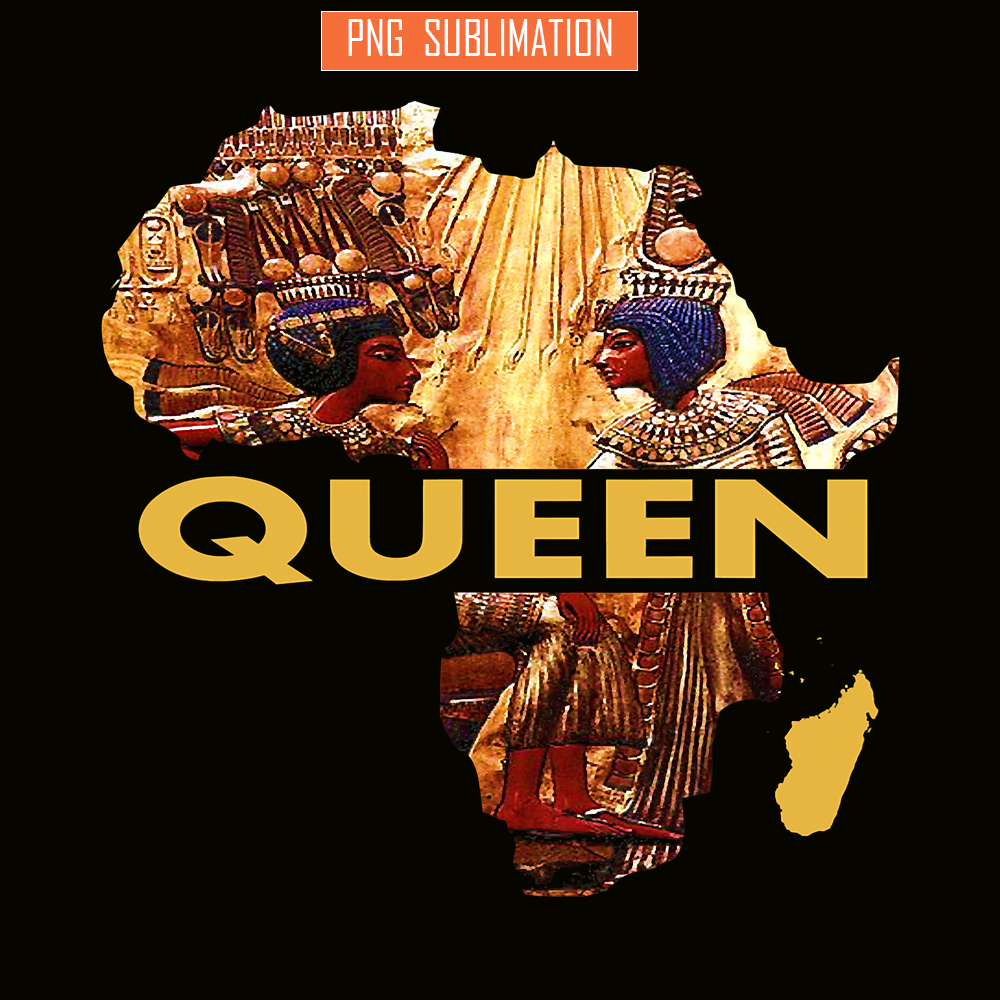 QUE301023126-Queen African PNG, Black Women Africa PNG, Strong Woman PNG.png