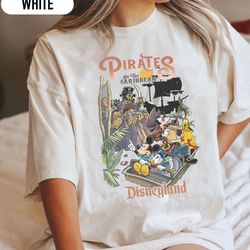 vintage pirates of the caribbean disneyland sweatshirt, mickey pirates shirt, disneyland trip 2023 shirt, mickey caribbe
