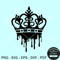 Dripping crown SVG, crown dripping SVG, Birthday crown SVG PNG EPS DXF.jpg