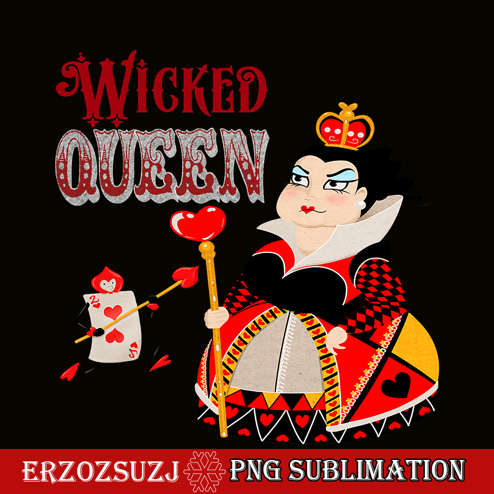 QUE301023148-Wicked Queen PNG, Red Queen PNG, Heart Queen PNG.png