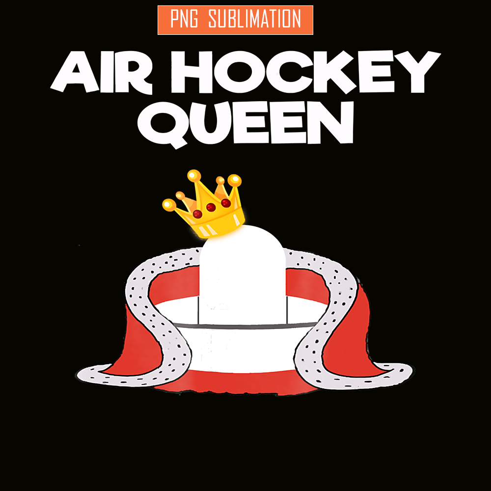 QUE301023142-Air Hockey Queen PNG, Hockey Player PNG, Queen Thing PNG.png