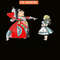 QUE301023144-Alice And the Queen PNG, Alice At Wonderland PNG, Red Queen Yelling PNG.png