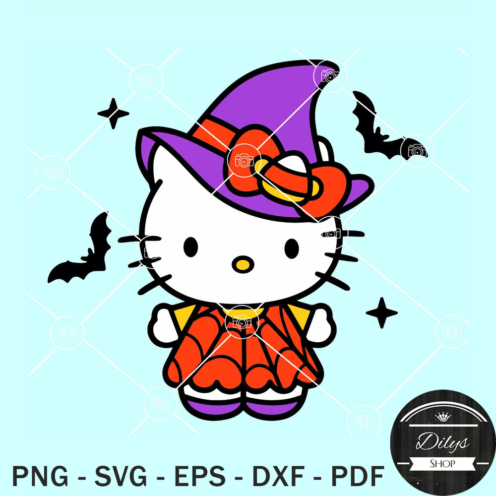 Hello Kitty Halloween Witch SVG, Hello Kitty Witch SVG, Hello Kitty Halloween SVG.jpg