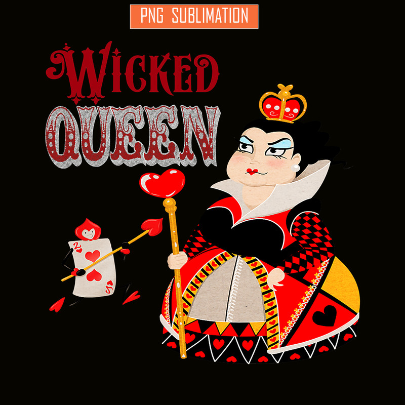 QUE301023148-Wicked Queen PNG, Red Queen PNG, Heart Queen PNG.png