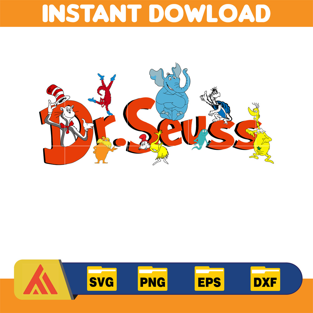 Dr Seuss Svg, Cat In The Hat SVG, Dr Seuss Hat SVG, Green Eggs And Ham Svg, Dr Seuss for Teachers Svg, Cricut, Thing Svg (581).jpg