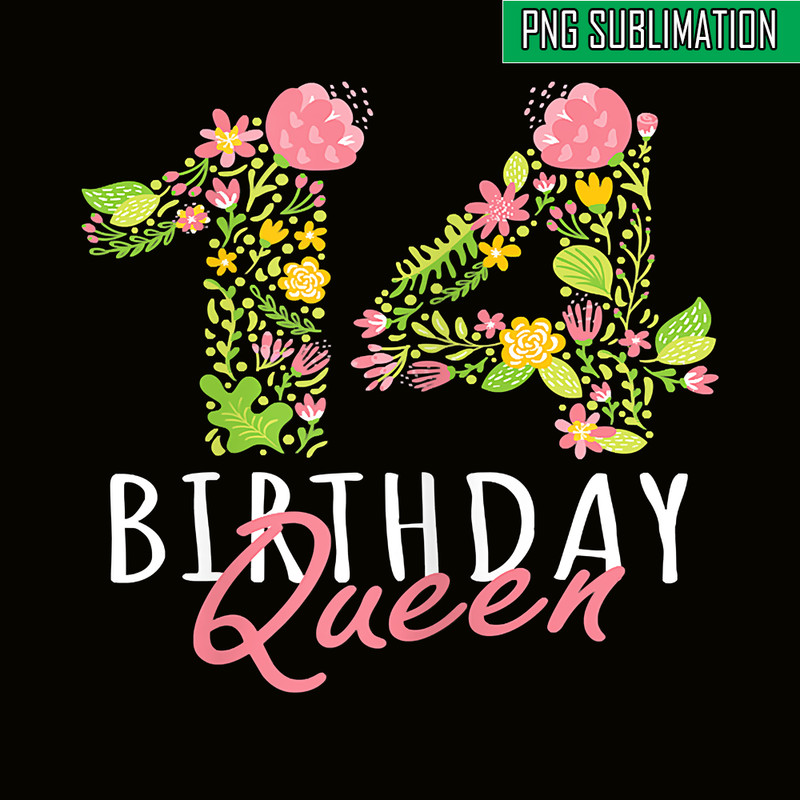 QUE30102319-14 Birthday Queen PNG, Birthday Girl PNG, Happy Birthday PNG.png