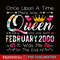 QUE30102326-Queen Was Born In February 2000 PNG, Birthday Girl PNG, Happy Birthday PNG.png