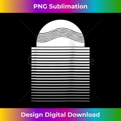 abstract waves sunset beach ocean design minimal aesthetic raglan baseball tee - edgy sublimation digital file - lively and captivating visuals