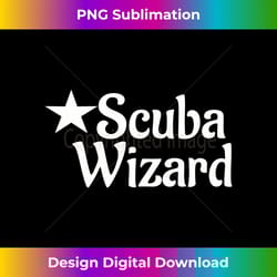 scuba wizard summer outdoor ocean snorkel sea adventure long sleeve - bohemian sublimation digital download - ideal for imaginative endeavors