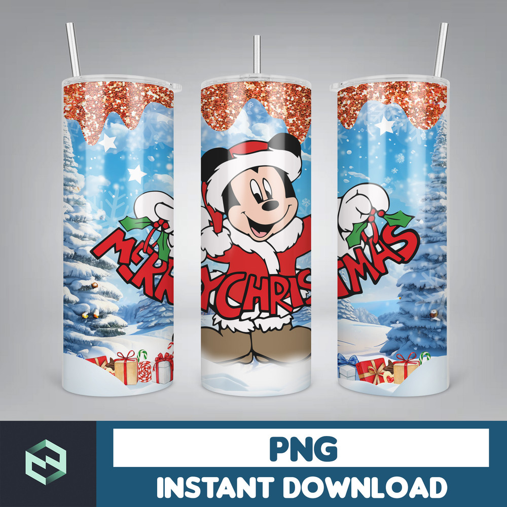 Cartoon Print Tumbler, Skinny Tumbler, 20 oz Skinny Tumbler Sublimation, Tumbler Christmas png, Christmas gift (2).jpg