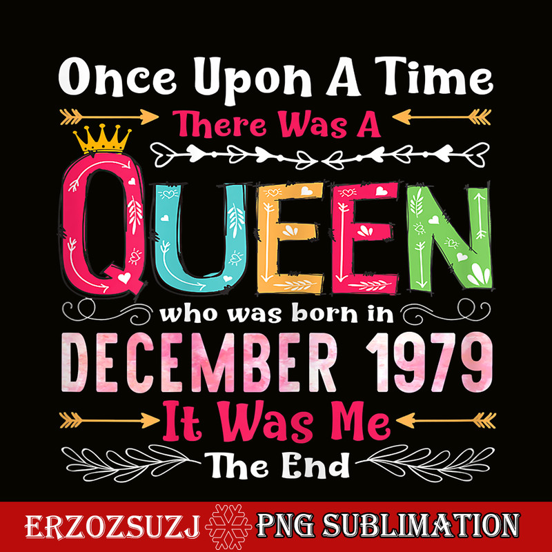 QUE30102352-Queen Was Born In December 1979 PNG, Happy Birthday PNG, Birthday Queen PNG.png