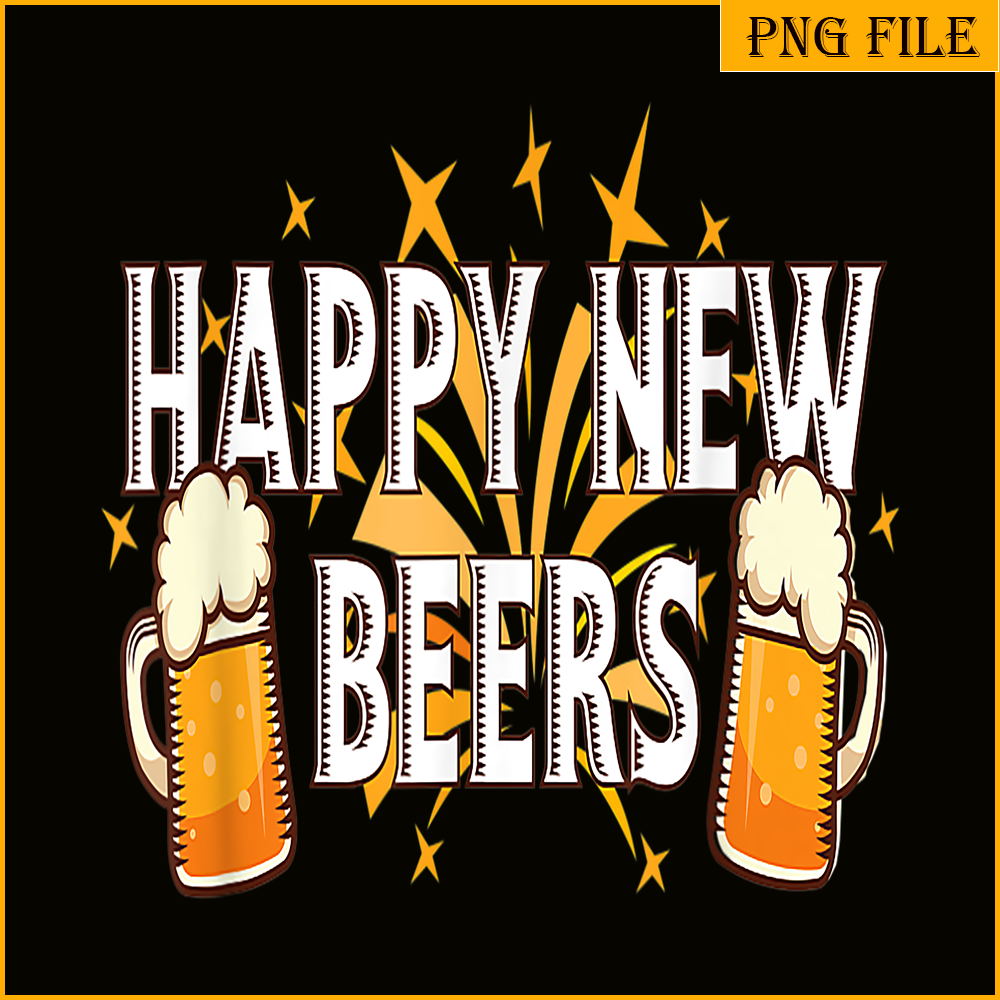 BEER28102336-Happy New Beers PNG New Year Party PNG New Year With Beer PNG.png