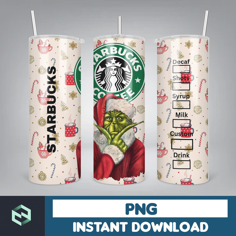 3D Inflated Christmas Tumbler Wrap Design Download PNG, 20 Oz Digital Tumbler Wrap PNG Digital Download (16).jpg
