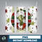 3D Inflated Christmas Tumbler Wrap Design Download PNG, 20 Oz Digital Tumbler Wrap PNG Digital Download (34).jpg