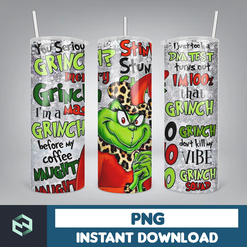 3D Inflated Christmas Tumbler Wrap Design Download PNG, 20 Oz Digital Tumbler Wrap PNG Digital Download (35).jpg