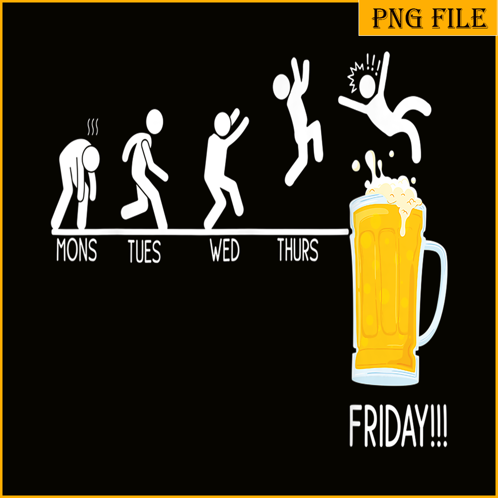 BEER28102356-Drinking Beer On Friday PNG Beer And Friday PNG Happy Beer Time PNG.png