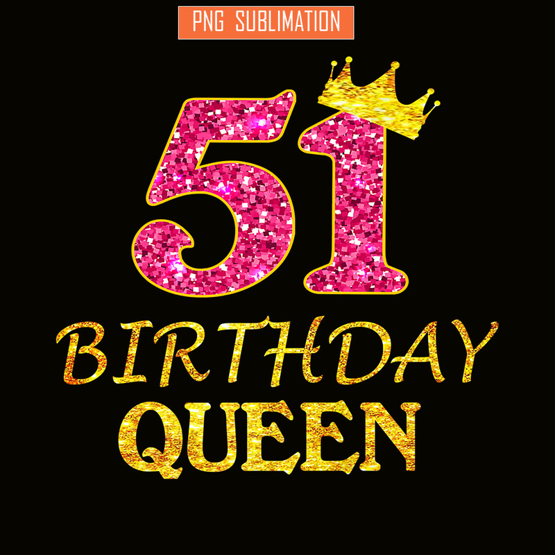 QUE30102368-51 Birthday Queen PNG, Happy Birthday PNG, Birthday Queen PNG.png