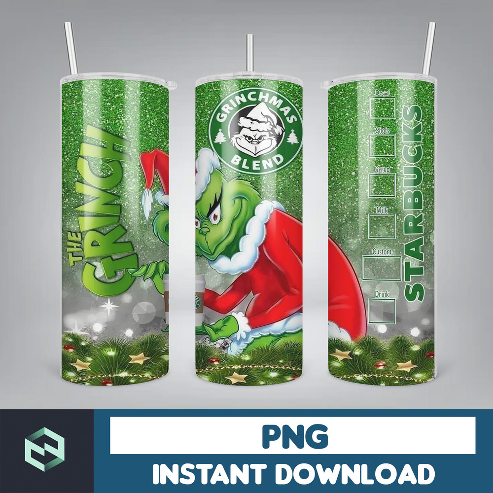 3D Inflated Christmas Tumbler Wrap Design Download PNG, 20 Oz Digital Tumbler Wrap PNG Digital Download (44).jpg