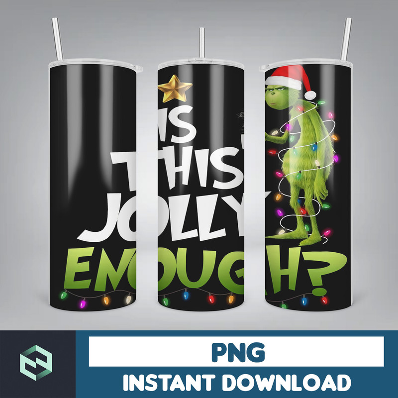 3D Inflated Christmas Tumbler Wrap Design Download PNG, 20 Oz Digital Tumbler Wrap PNG Digital Download (49).jpg