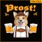 BEER28102365-Corgi And Beer PNG Drunk Corgi PNG Prost Corgi PNG.png