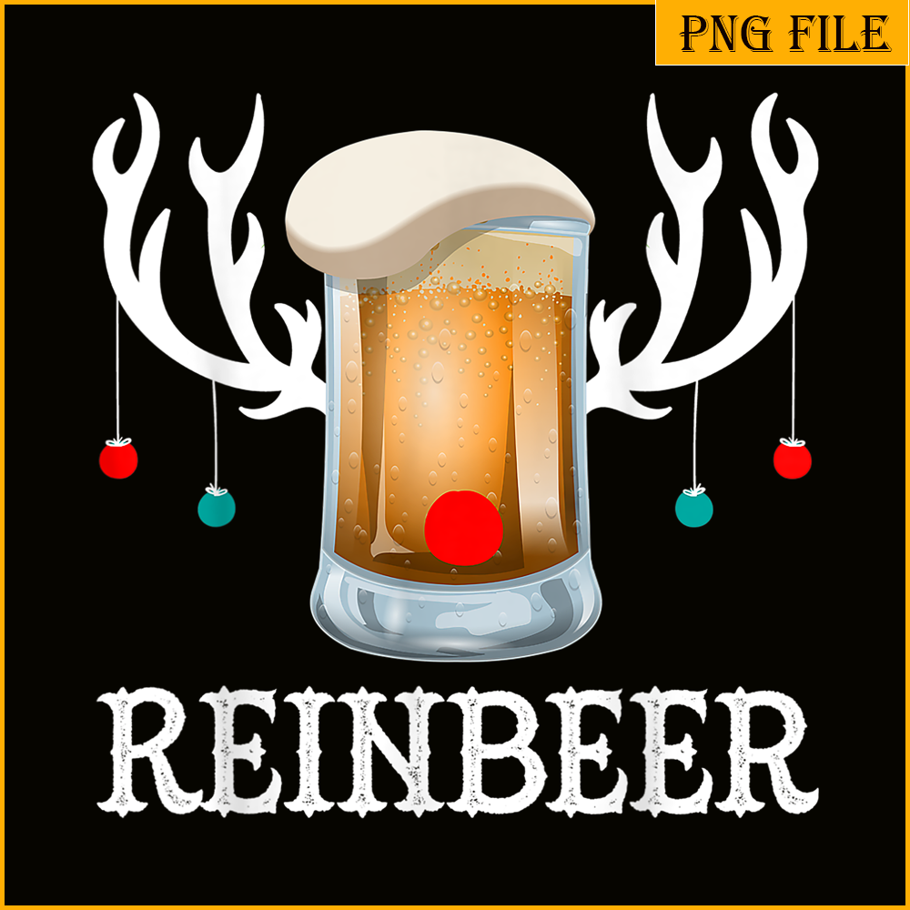 BEER28102367-Reinbeer PNG Funny Christmas Gift For Beer Lovers PNG Christmas And Beer PNG.png